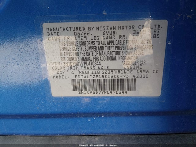 2023 NISSAN KICKS SR XTRONIC CVT 9