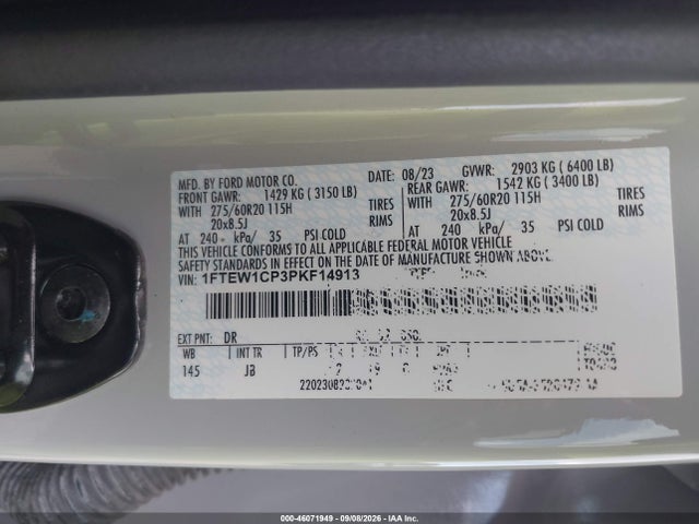 2023 FORD F-150 XL 9