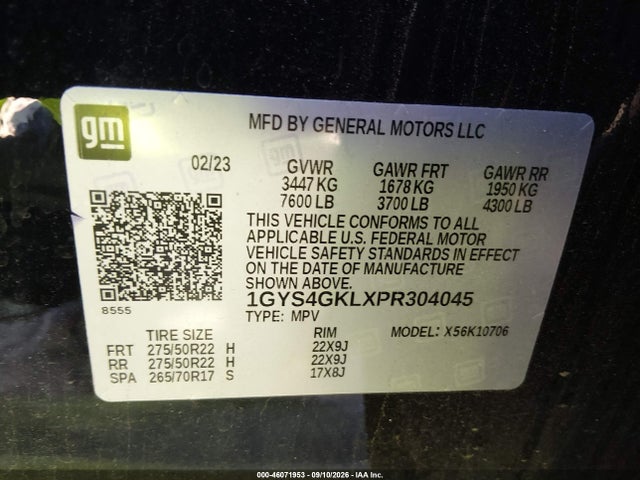2023 CADILLAC ESCALADE 4WD SPORT PLATINUM 9