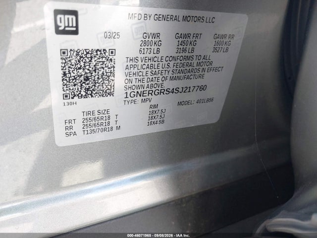 2025 CHEVROLET TRAVERSE FWD LT 9