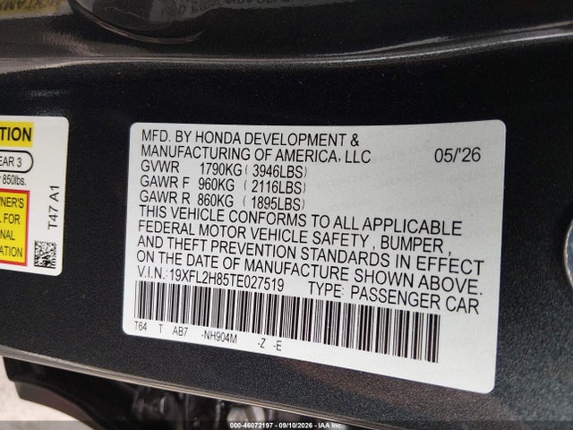 2026 HONDA CIVIC SPORT 9