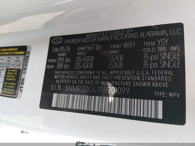 2026 HYUNDAI SANTA FE SEL 9