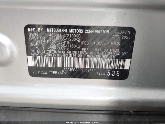 2023 MITSUBISHI ECLIPSE CROSS SE S-AWC 9