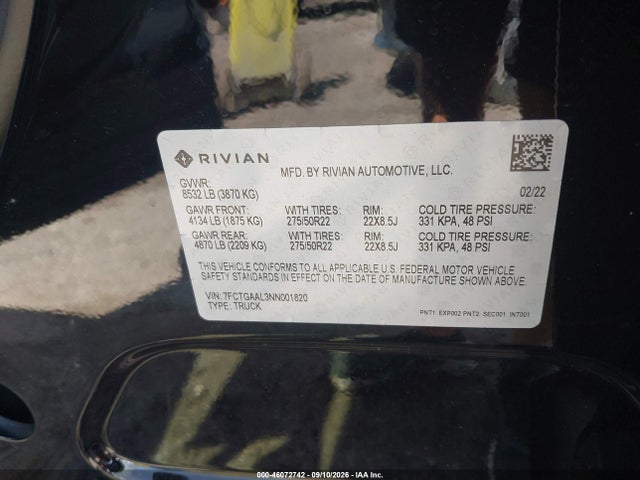 2022 RIVIAN R1T LAUNCH EDITION 9