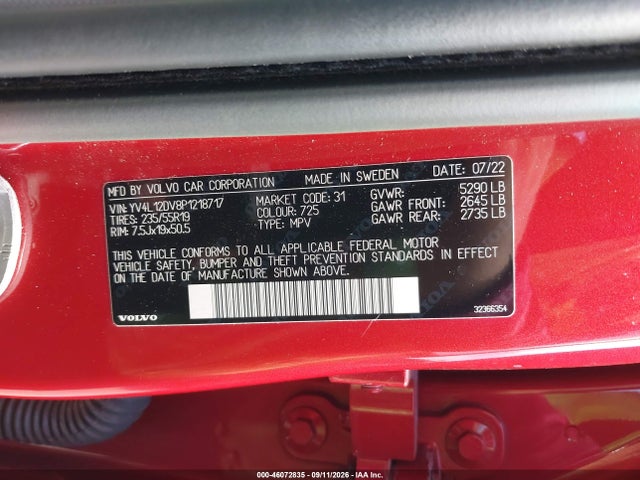 2023 VOLVO XC60 B5 CORE 9