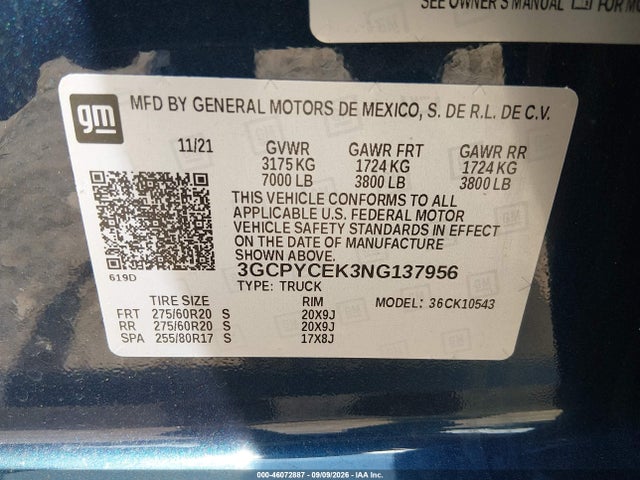2022 CHEVROLET SILVERADO 1500 LTD 9