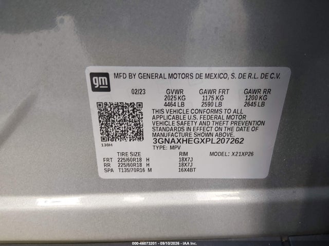 2023 CHEVROLET EQUINOX FWD LS 9