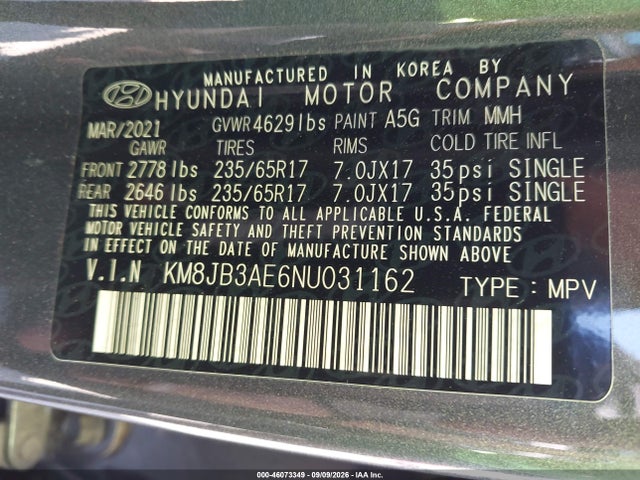 2022 HYUNDAI TUCSON SEL 9