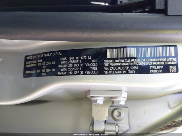 2018 JEEP RENEGADE LIMITED FWD 9