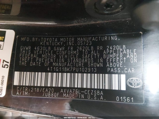 2023 TOYOTA CAMRY SE AWD 9