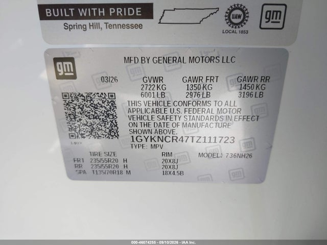 2026 CADILLAC XT5 PREMIUM LUXURY FWD 9