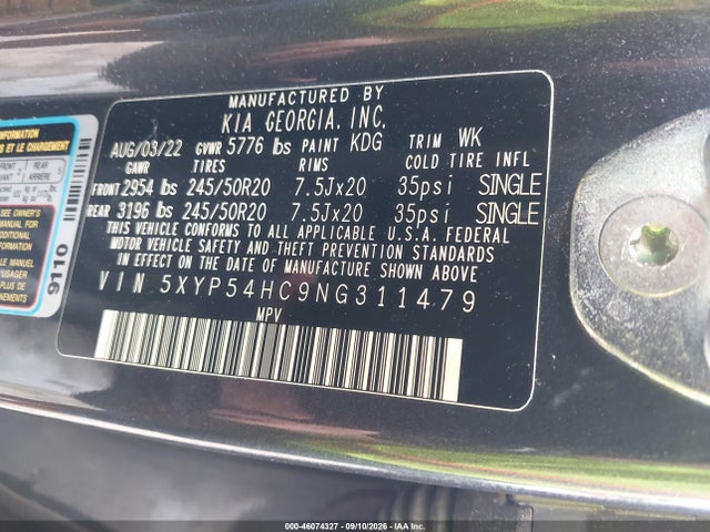 2022 KIA TELLURIDE SX 9