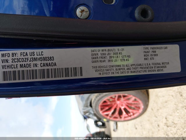2021 DODGE CHALLENGER R/T SCAT PACK 9