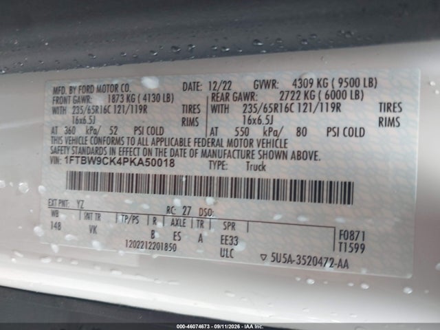 2023 FORD E-TRANSIT-350 9