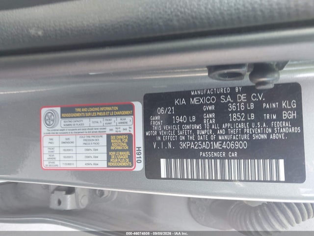 2021 KIA RIO 5-DOOR S 9