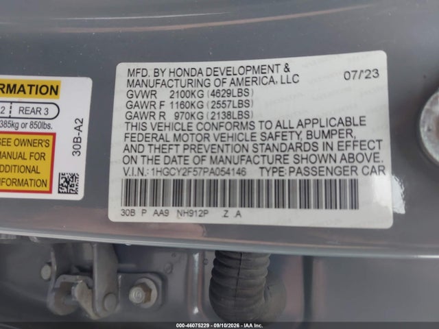 2023 HONDA ACCORD HYBRID SPORT 9