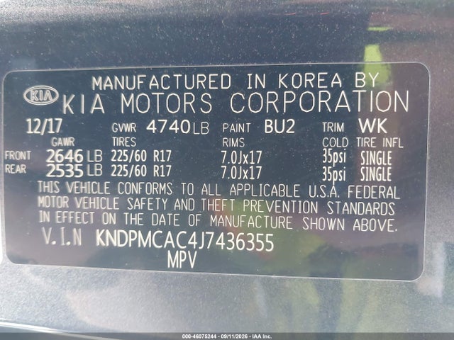 2018 KIA SPORTAGE LX 9
