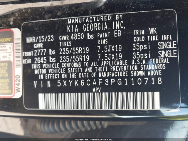 2023 KIA SPORTAGE X-LINE 9