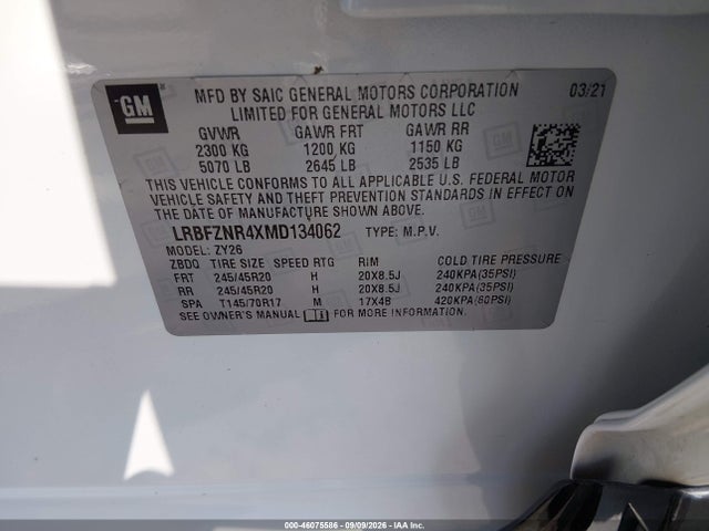 2021 BUICK ENVISION FWD ESSENCE 9