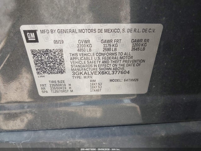 2019 GMC TERRAIN SLT 9