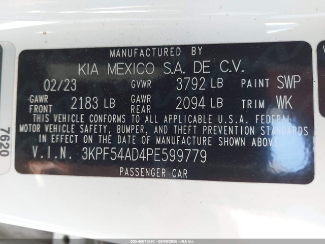 2023 KIA FORTE GT-LINE 9