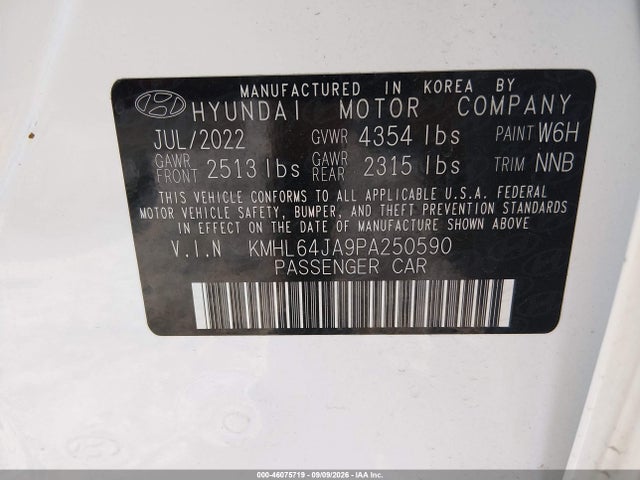 2023 HYUNDAI SONATA SEL 9