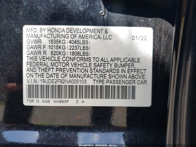 2022 ACURA ILX PREMIUM A-SPEC PACKAGES/TECHNOLOGY A-SPEC PACKAGES 9