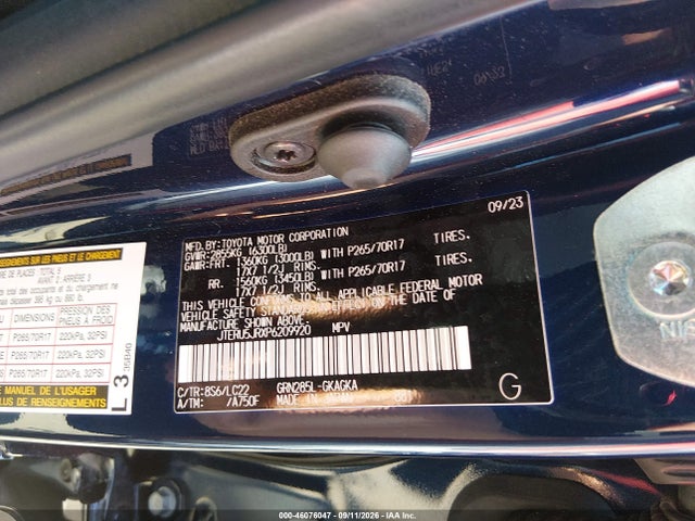 2023 TOYOTA 4RUNNER TRD OFF ROAD PREMIUM 9