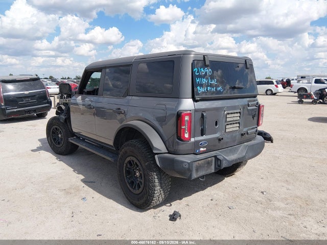 2023 FORD BRONCO BADLANDS/BIG BEND/BLACK DIAMOND/OUTER BANKS/WILDTRAK 3