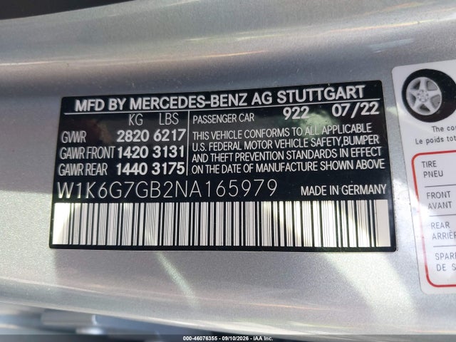 2022 MERCEDES-BENZ S 580 4MATIC 9