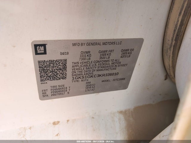2019 GMC YUKON XL SLT 9