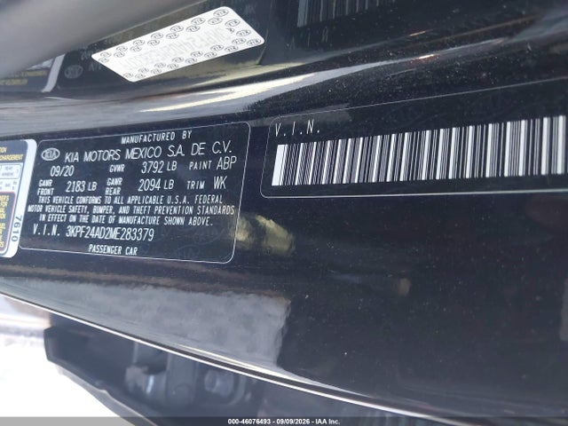2021 KIA FORTE LXS 9