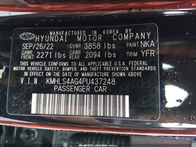 2023 HYUNDAI ELANTRA SEL 9