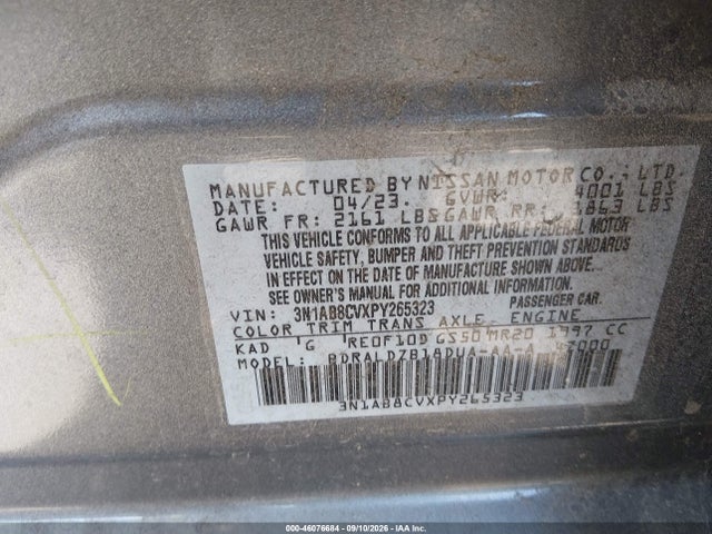 2023 NISSAN SENTRA SV XTRONIC CVT 9