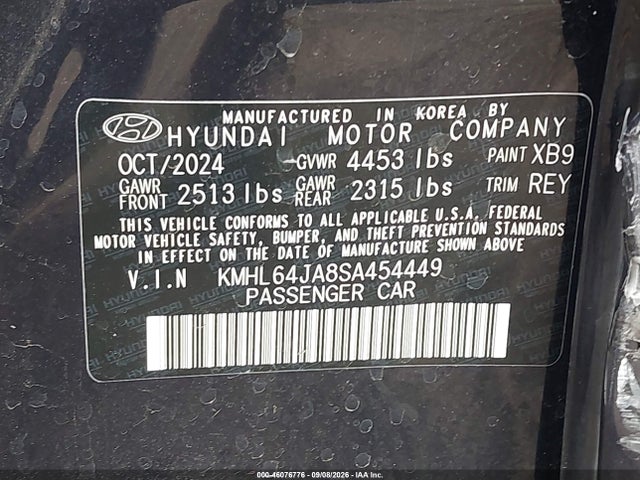 2025 HYUNDAI SONATA SEL 9
