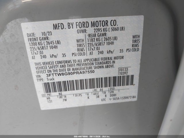 2023 FORD MAVERICK XLT 9