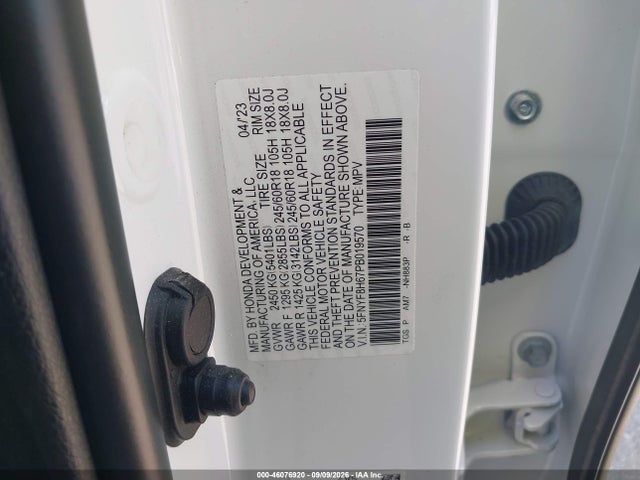 2023 HONDA PASSPORT AWD TRAILSPORT 9