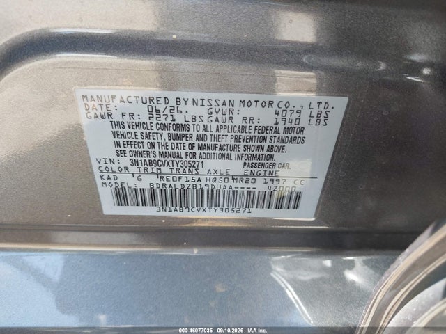 2026 NISSAN SENTRA SV 9