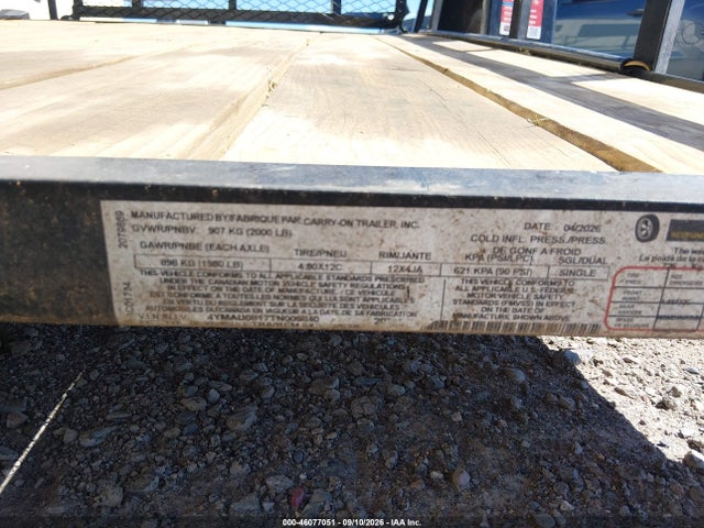 2026 ADVANCE SMALL FLATBED TRAILER 5'8 9