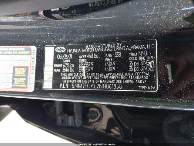 2022 HYUNDAI TUCSON LIMITED 9