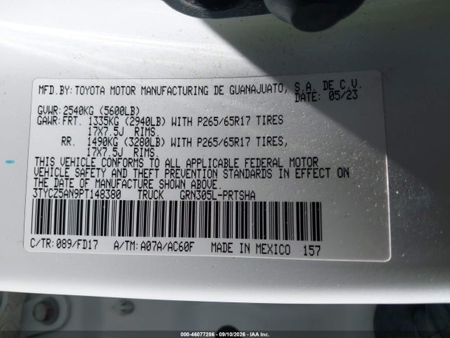 2023 TOYOTA TACOMA TRD SPORT 9