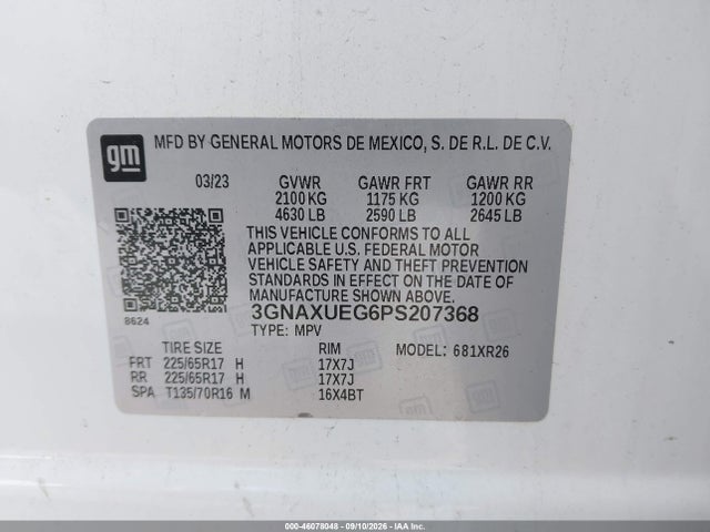 2023 CHEVROLET EQUINOX AWD LT 9