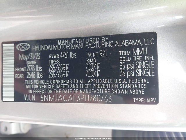 2023 HYUNDAI TUCSON SE 9