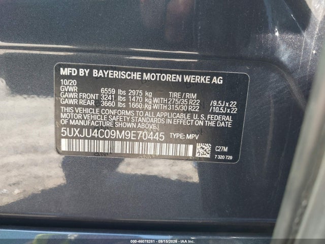 2021 BMW X5 M50I 9