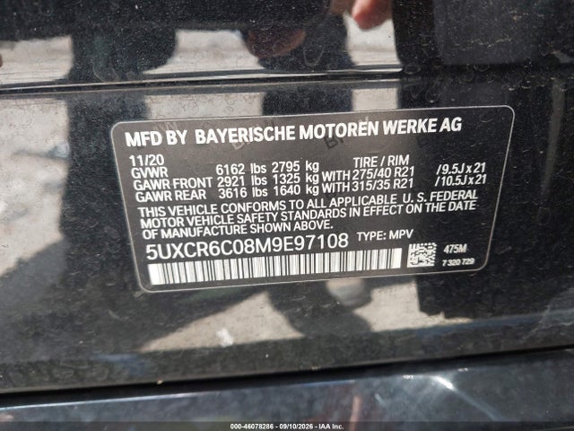 2021 BMW X5 XDRIVE40I 9