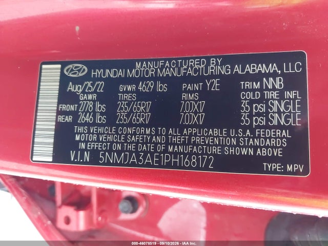 2023 HYUNDAI TUCSON SE 9