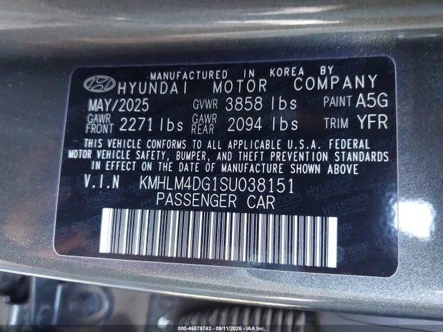 2025 HYUNDAI ELANTRA SEL SPORT 9