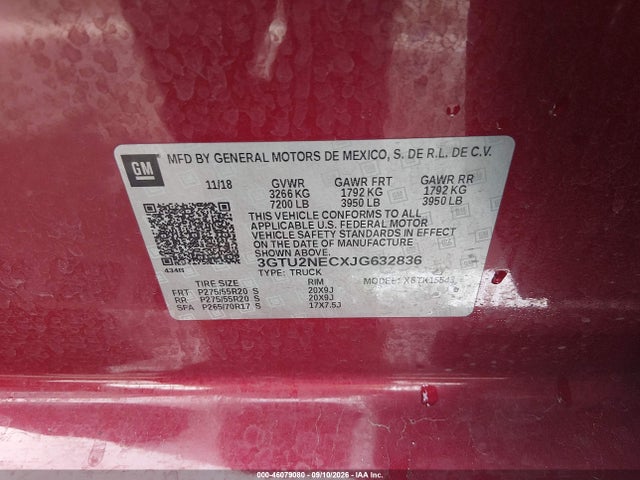 2018 GMC SIERRA 1500 SLT 9