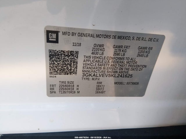 2019 GMC TERRAIN SLT 9