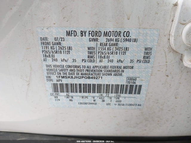 2023 FORD EXPLORER TIMBERLINE 9